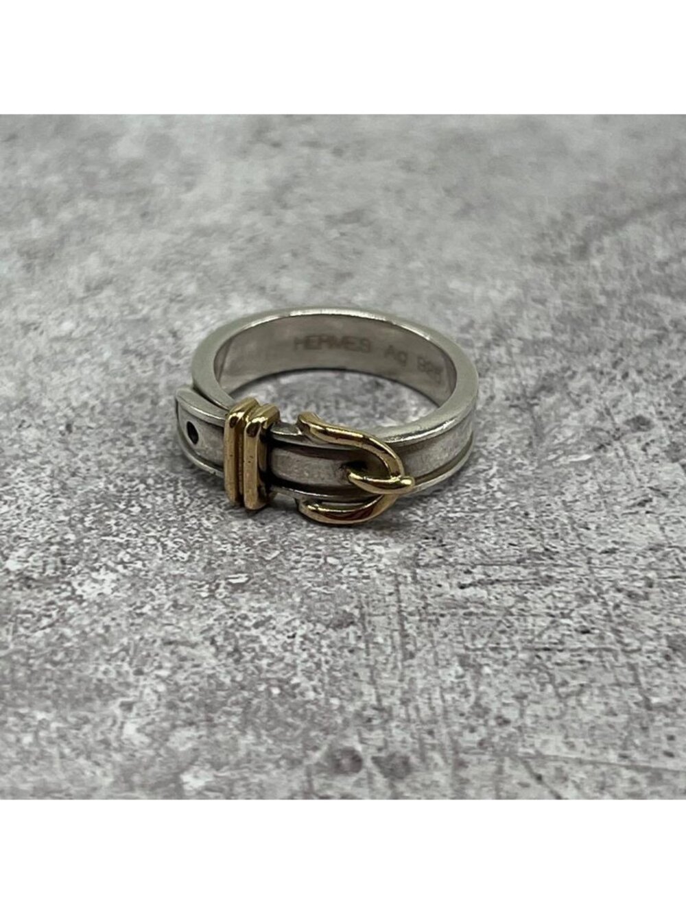 Hermes Ceinture Ring YG